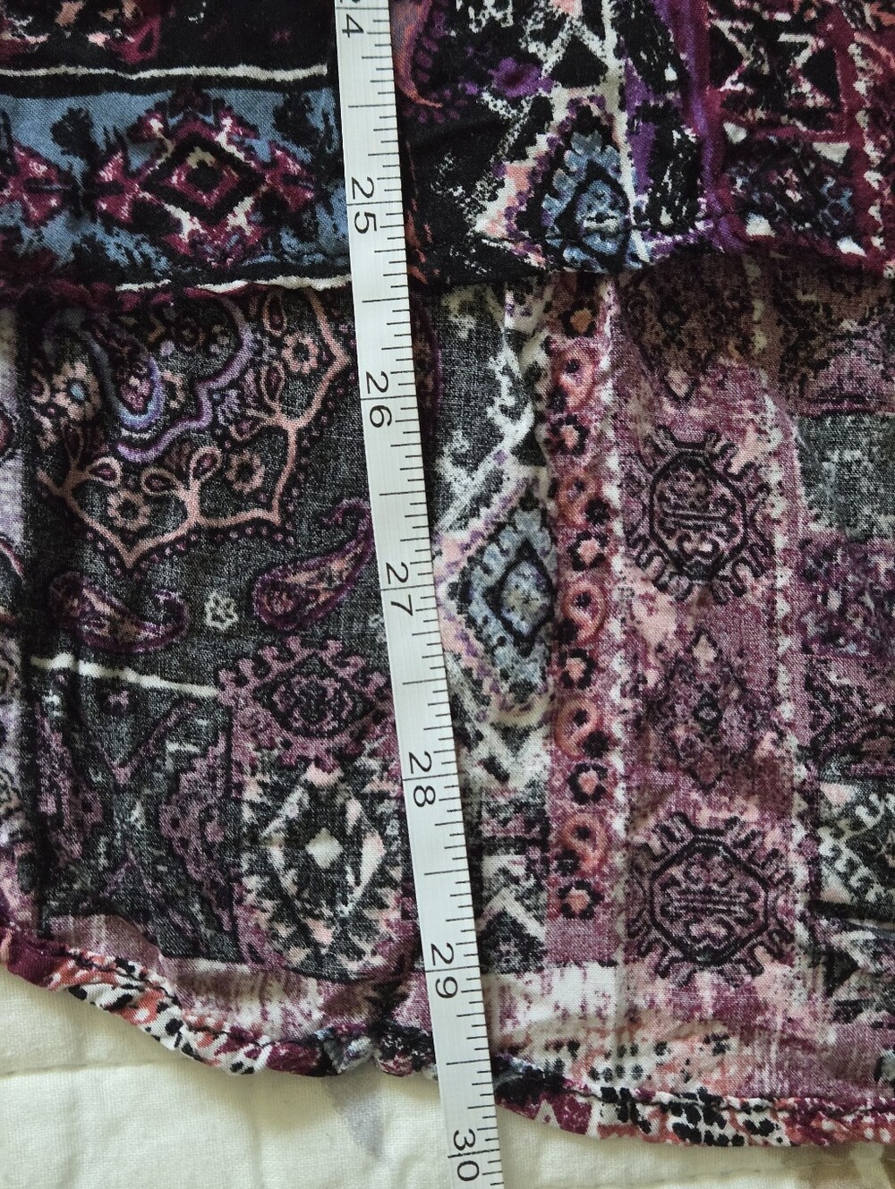 Bailey & Chloe bohemian blouse-M #055 - Picture 7 of 7